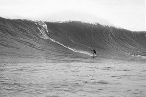 John Forse surfing the Nelscott Reef.