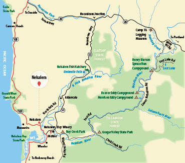 Nehalem River Fishing Map North Coast Backcountry Day Trip – Oregon Coast Magazine